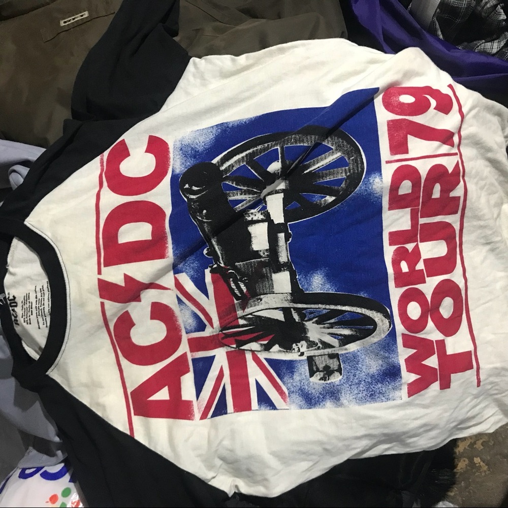 AC/DC BAND T SHIRT XL